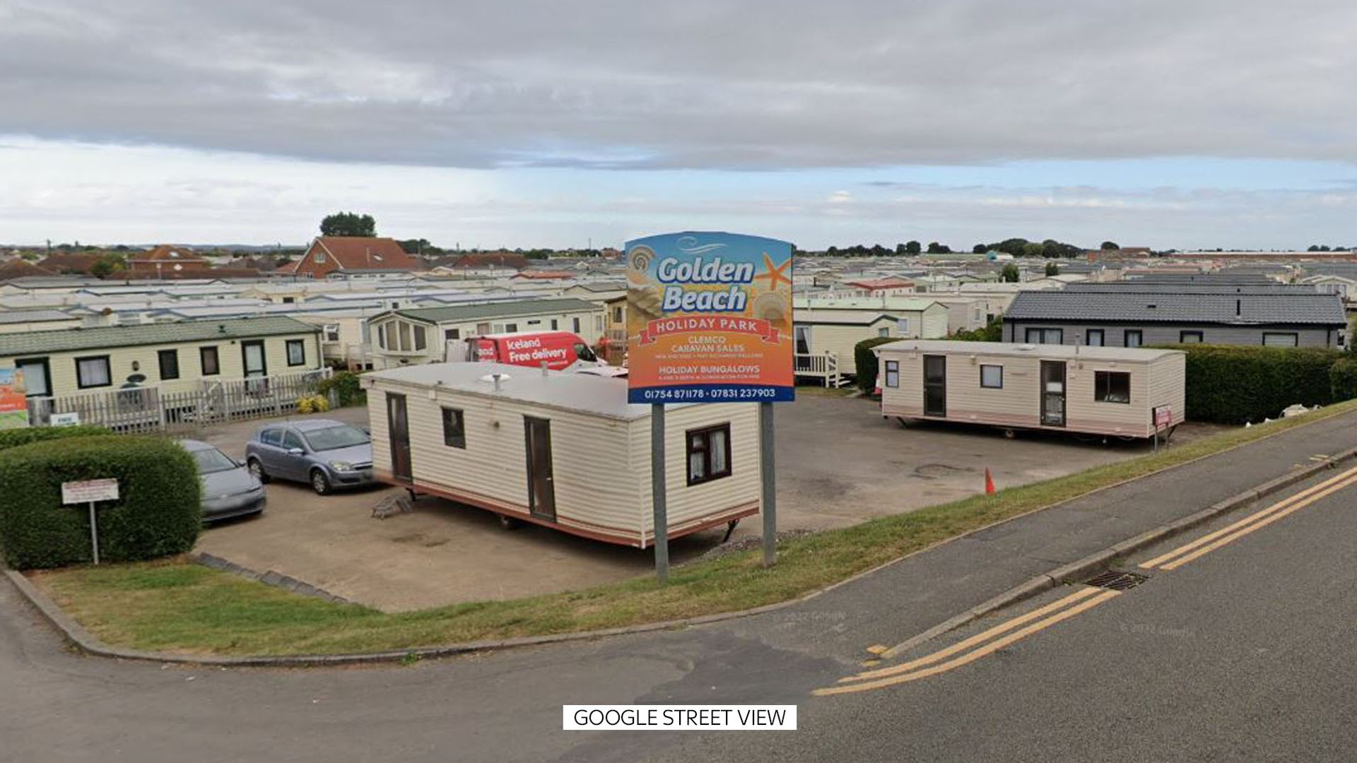 Two people die after caravan fire at holiday park