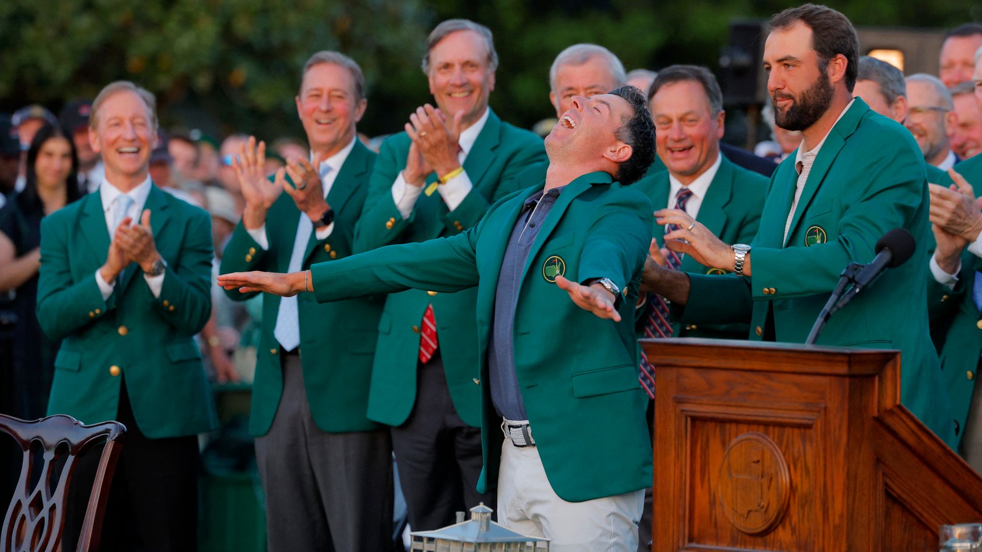 Rory McIlroy claims career Grand Slam with US Masters win