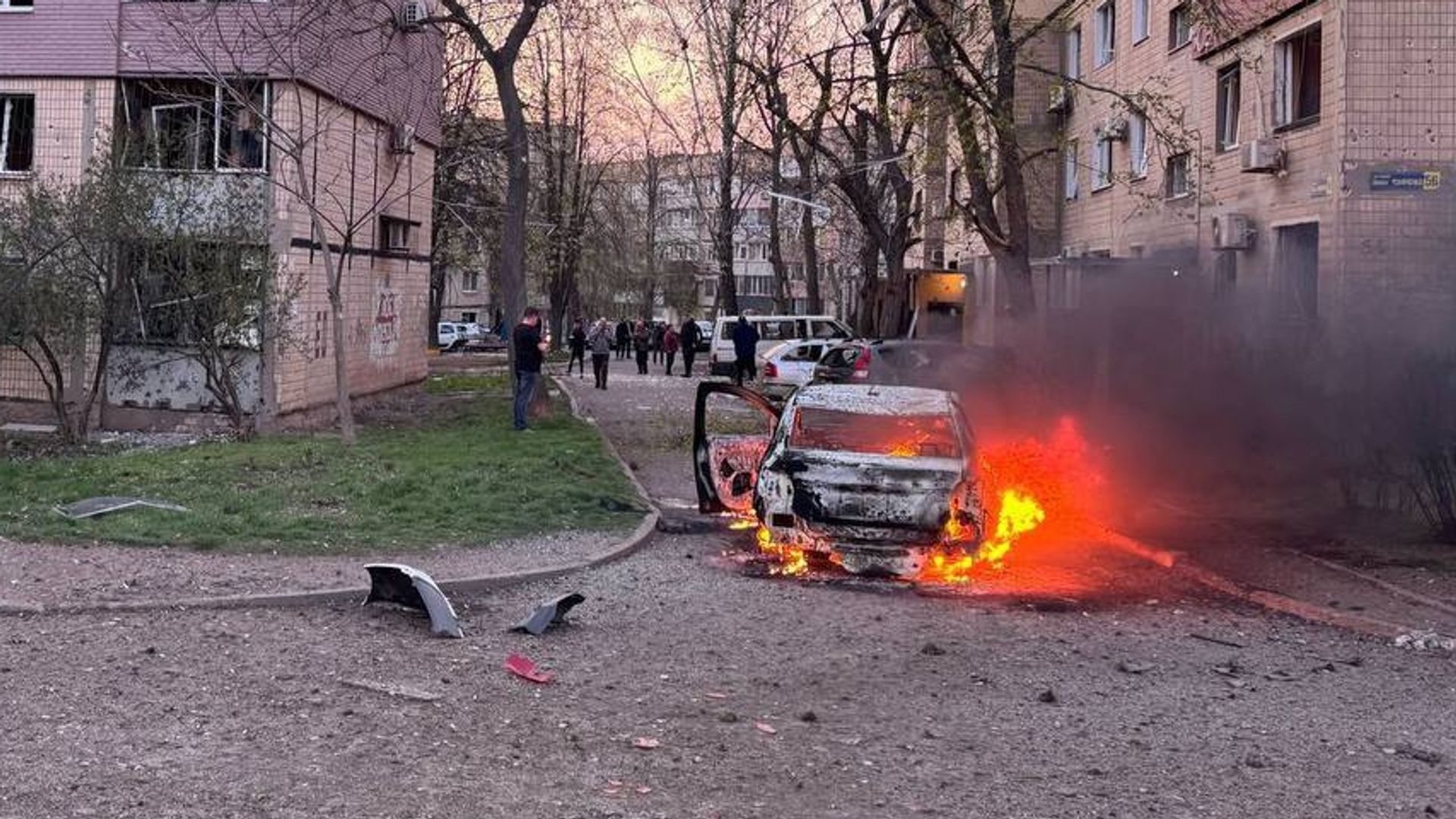 ‘Massive’ Russian drone attack on Zelenskyy’s home city – after ‘missile strike kills 16’
