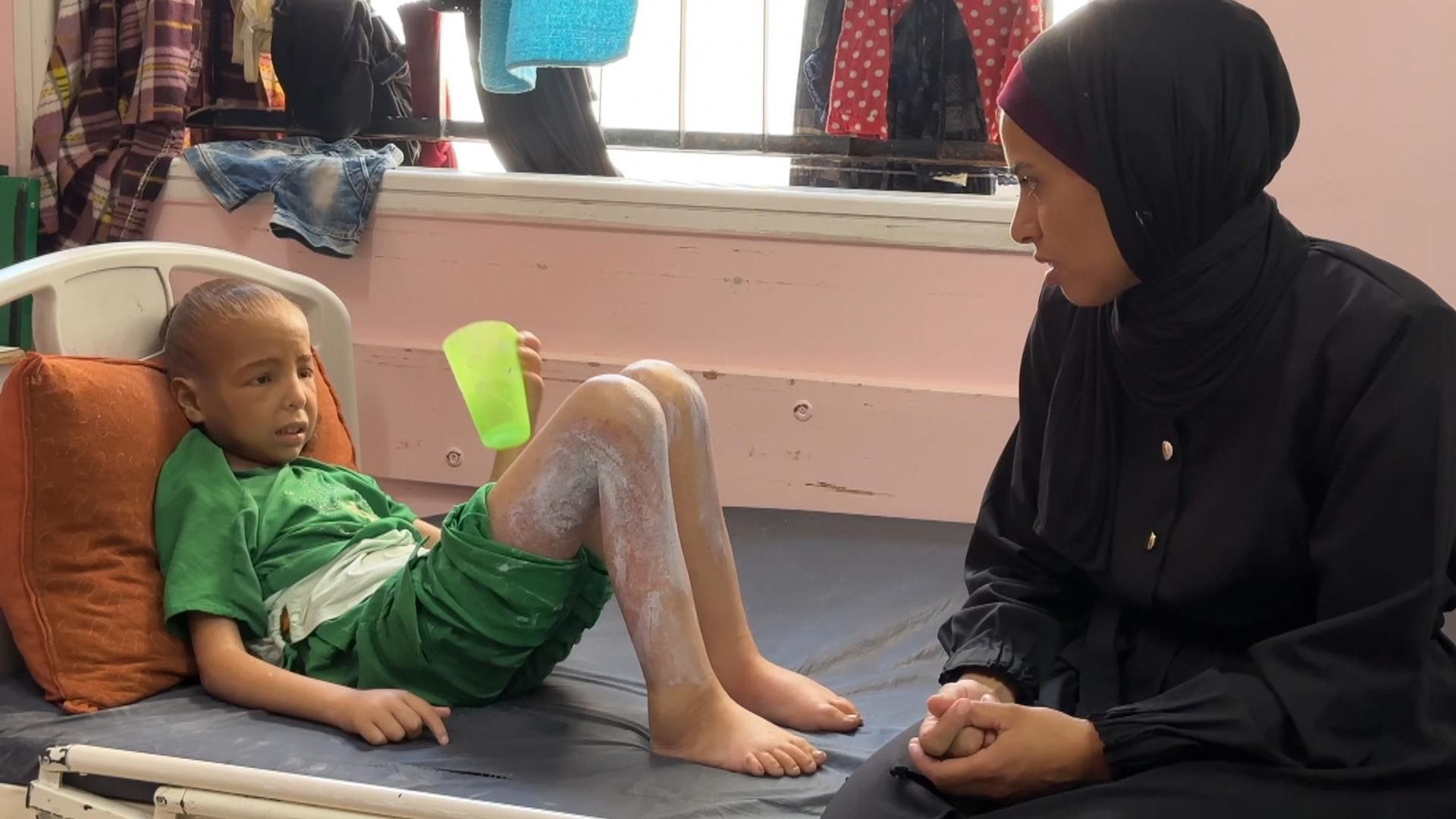 Inside Gaza’s Nasser Hospital – where there’s virtually no food for malnourished children