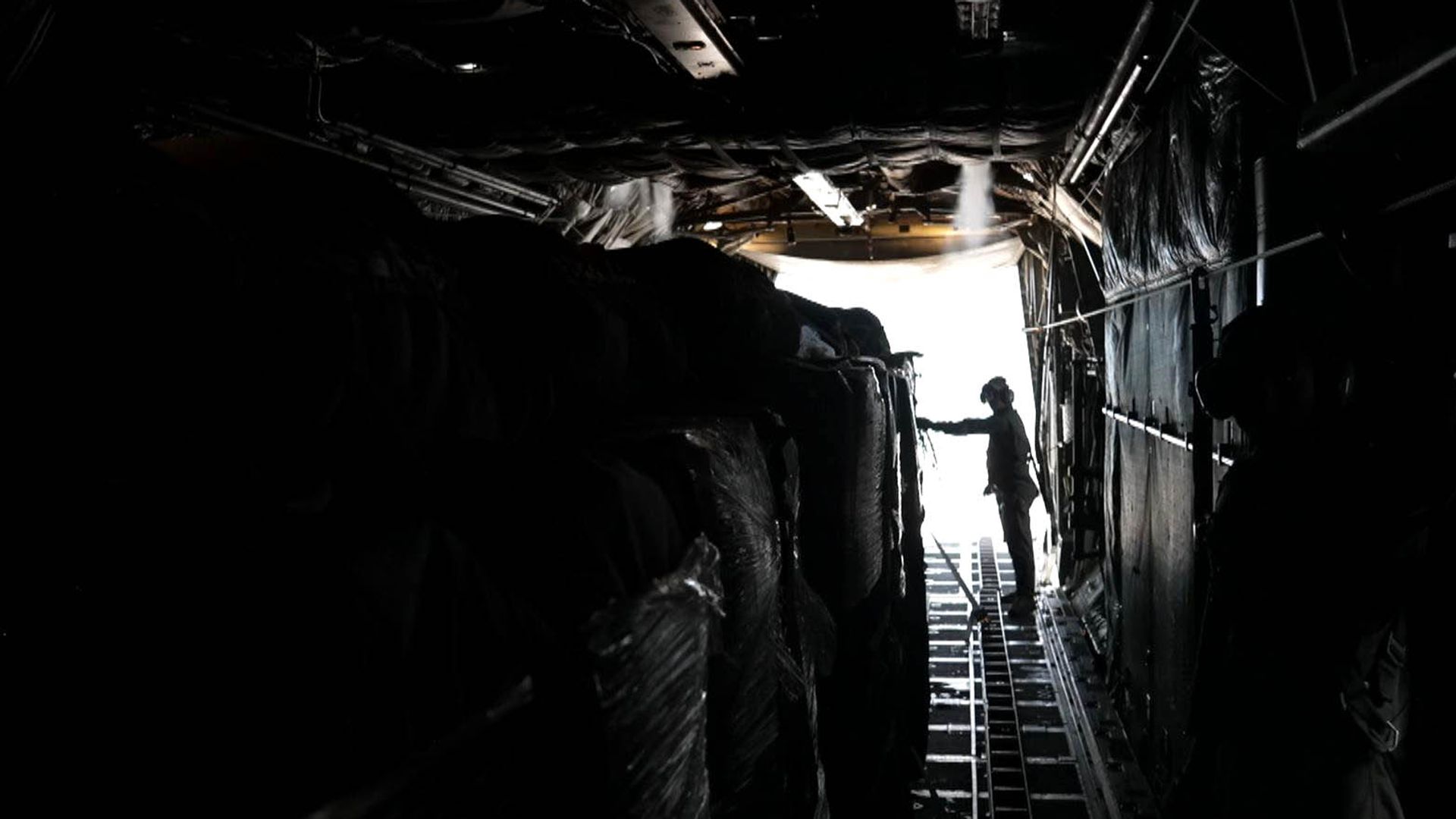 Seen from the air, Gaza’s breadbasket is now barren and cropless