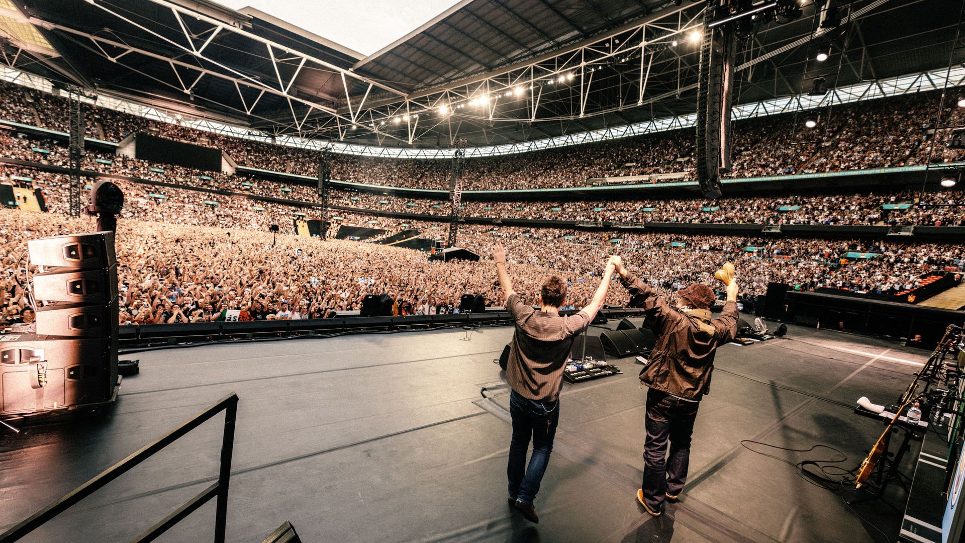 Man dies after falling at Oasis Wembley Stadium concert, police say